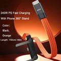 240W Fast Charging Invisible Holder Charger Cable Stand Built-in
