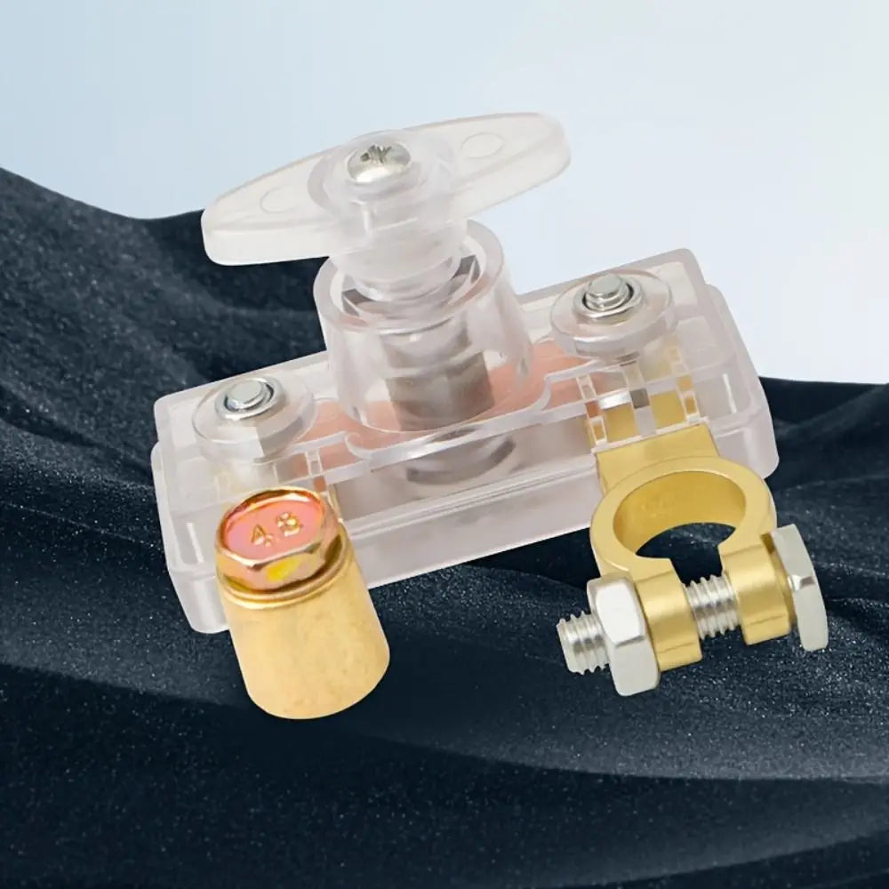 Alloy/Copper Battery Isolation Switch 12 - 24 V Quick Cut-off Battery Switch Durable Battery Terminal Negative Isolator Car Zpaxo