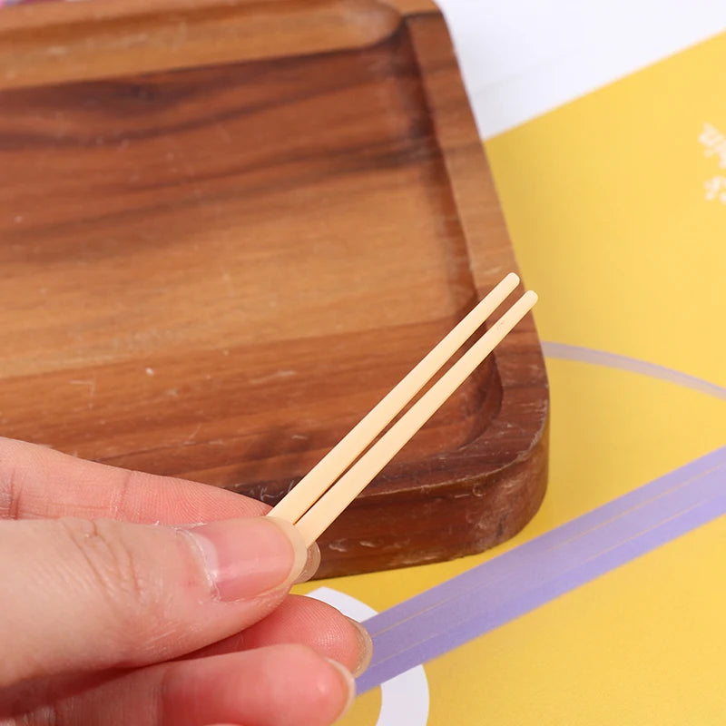 1 12 Dollhouse Disposable Fast Food Box Chopsticks Doll House Decor Zpaxo