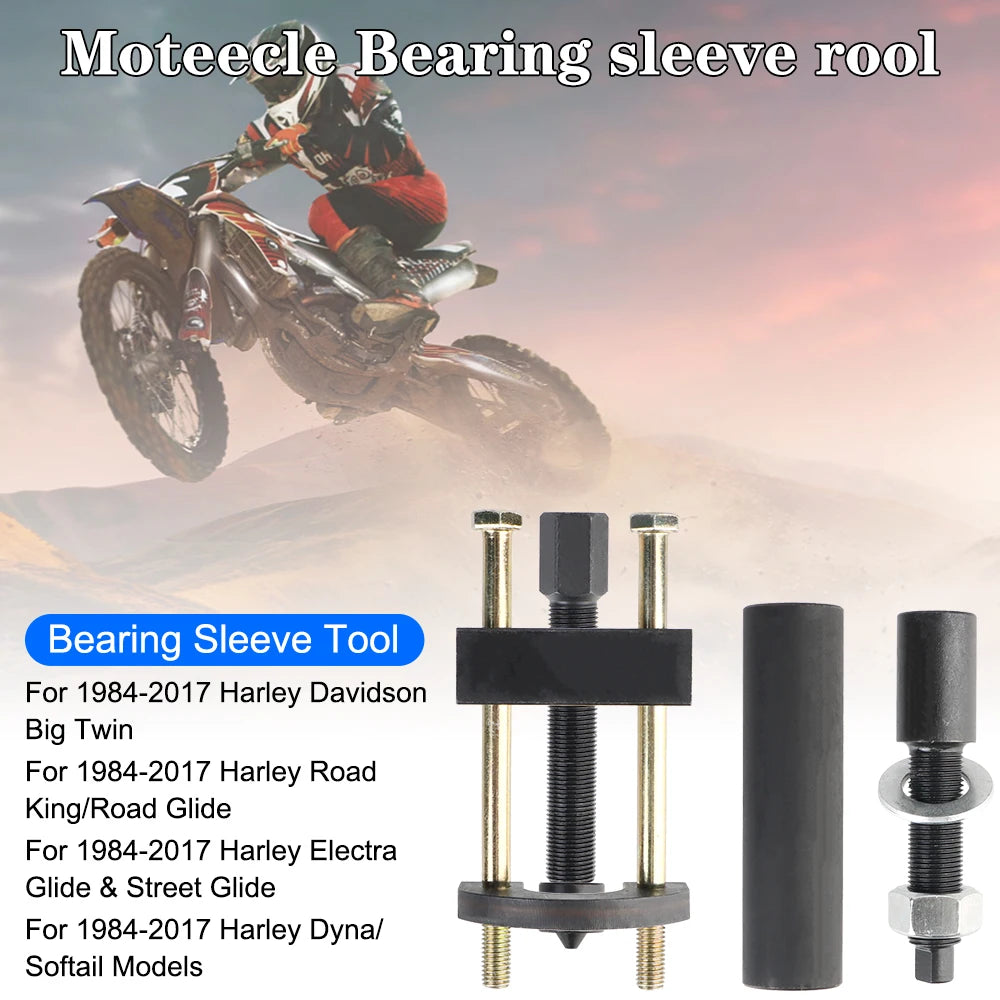 Mainshaft Inner Bearing Race Tool Installer Puller Removal Tool for Harley Electra Glide Black Big Twin Transmission 34902-84 Zpaxo