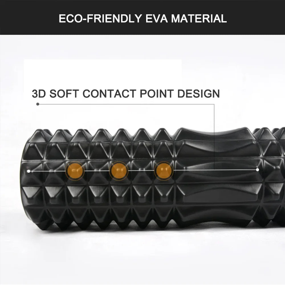 45/30cm Foam Massage Roller Hollow Column Fitness Equipment for Muscle Massage Physiotherapy and Sports Rehabilitation Zpaxo
