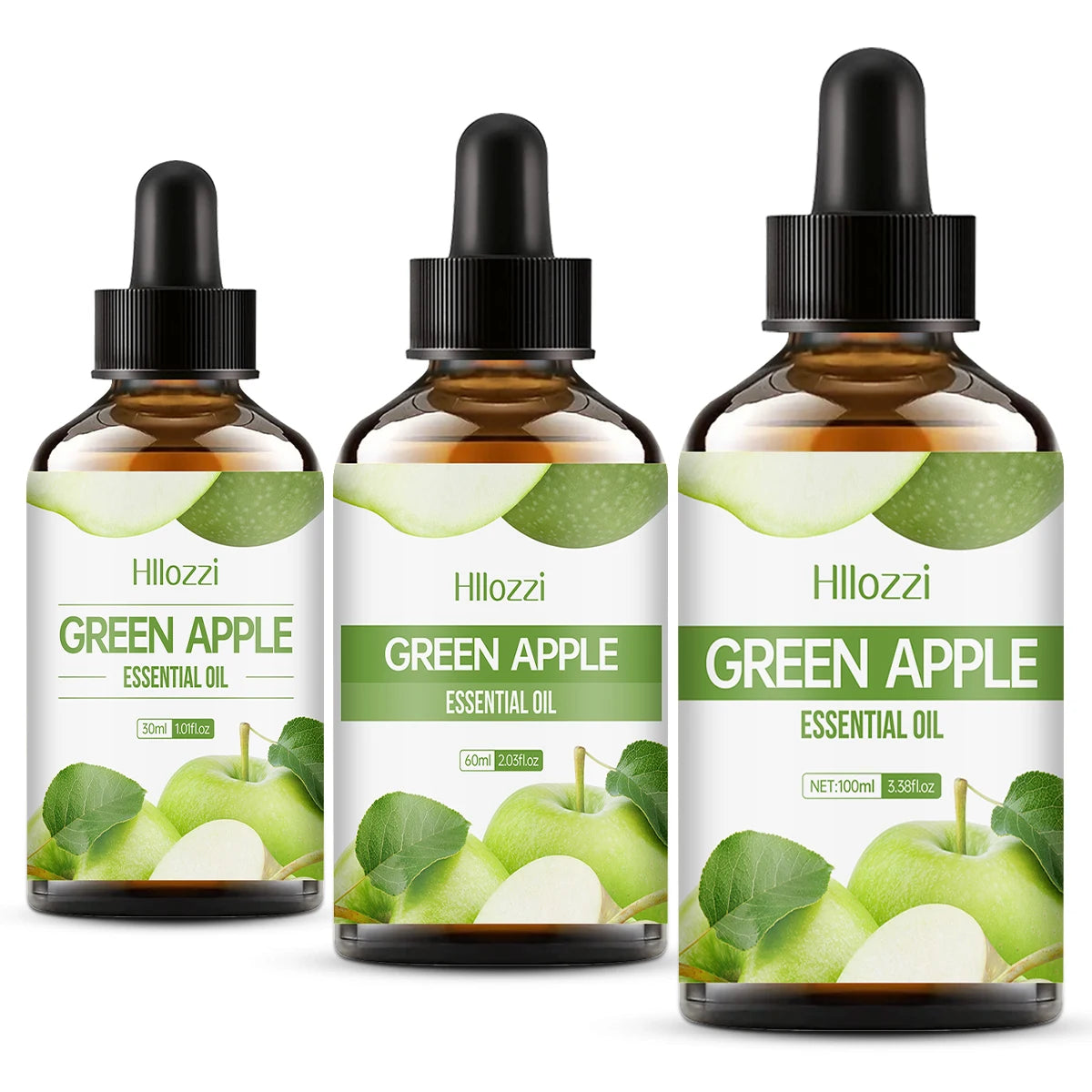100ml/60ml/30ml green apple essential oil fruit essential oil aromatherapy aromatherapy essential oil humidifier diffuser Zpaxo