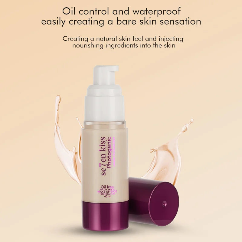 Press-type temperature-changing liquid foundation, long-lasting hydration, moisturizing, concealer, barrier cream bb cream Zpaxo
