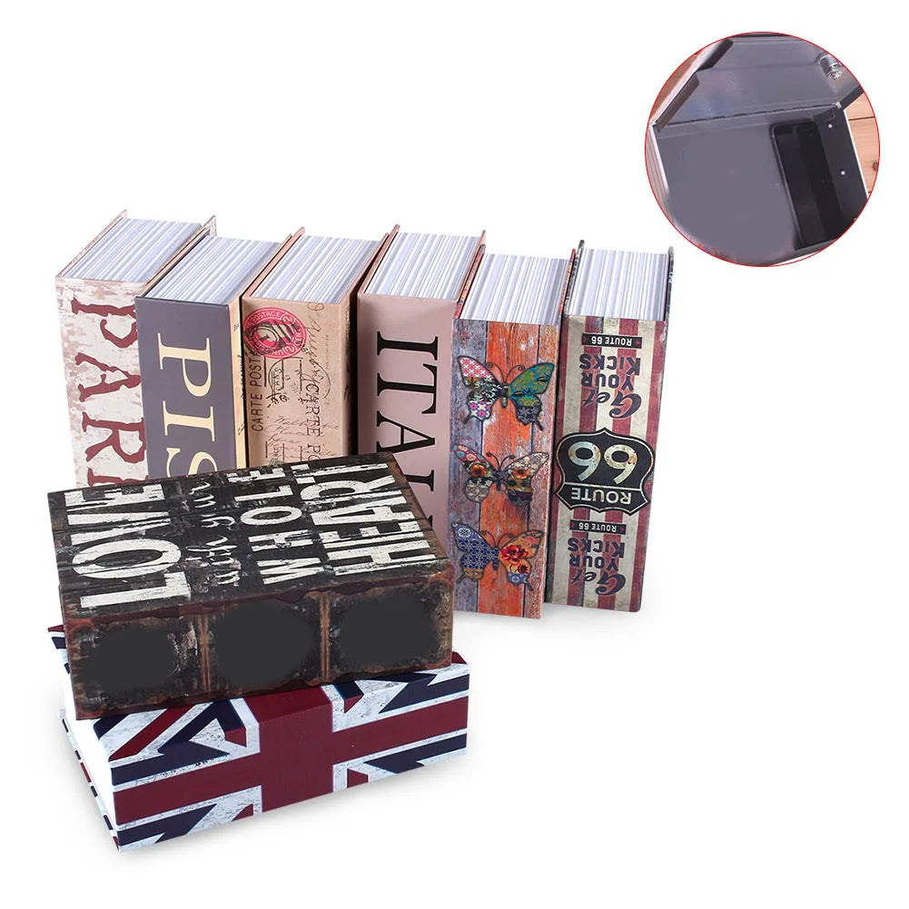 Book Safe Dictionary Secret Security Box Money Cash Jewelry Lock