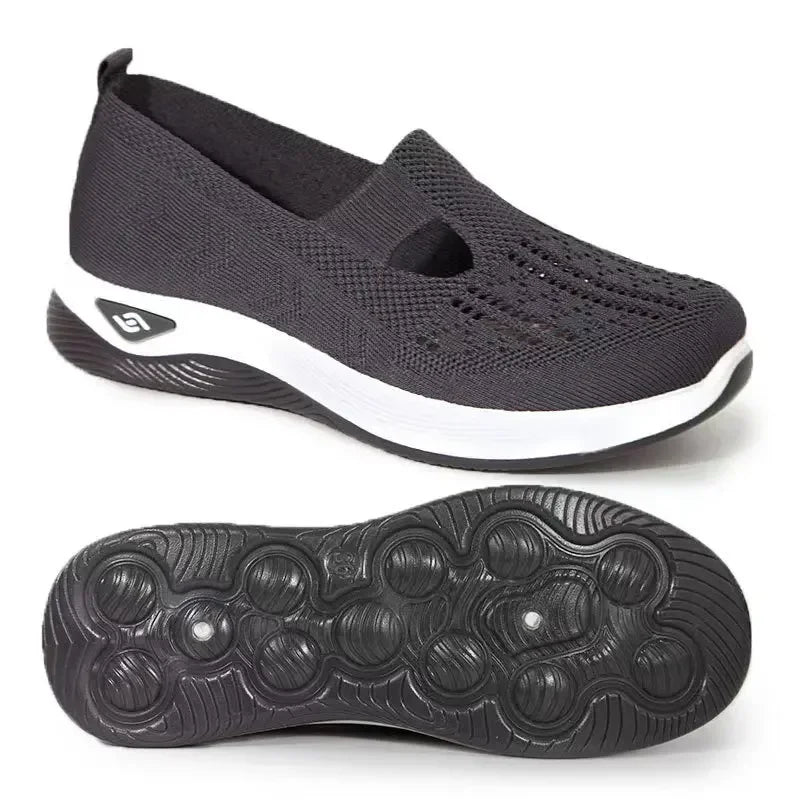 Women's Shoes Spring Middle Aged Elderly Mom Soft Soled Breathable Zpaxo
