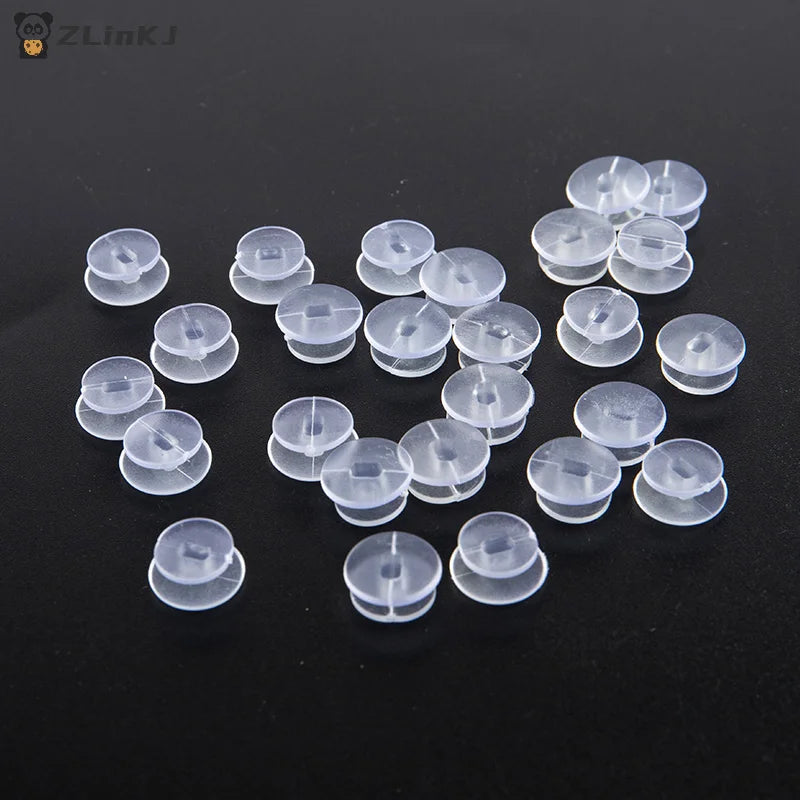 ▶25Pcs For DIY Sandal Shoe Charms Jewelry Decor Transparent Buttons Accessories Zpaxo