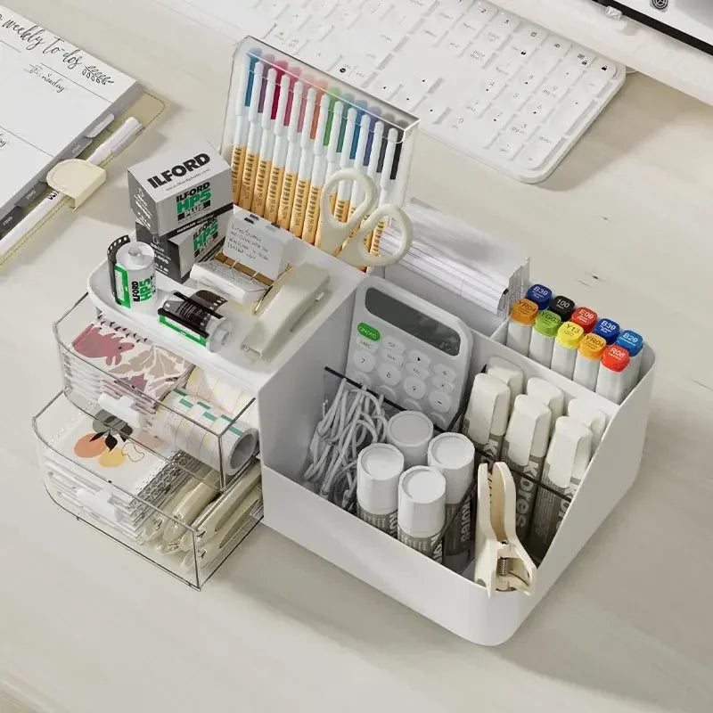 Desktop Drawer Organizer – Cosmetics & Stationery Storage Box Desktop Drawer Organizer Zpaxo