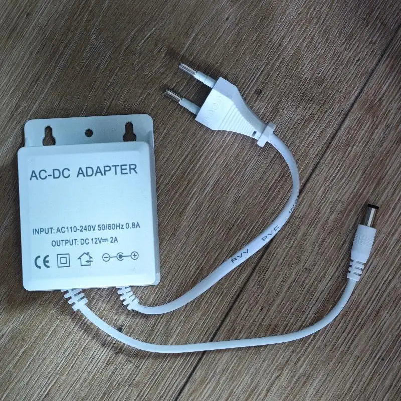 DC 12V 2A Waterproof EU Plug Power Adapter for CCTV & NVR