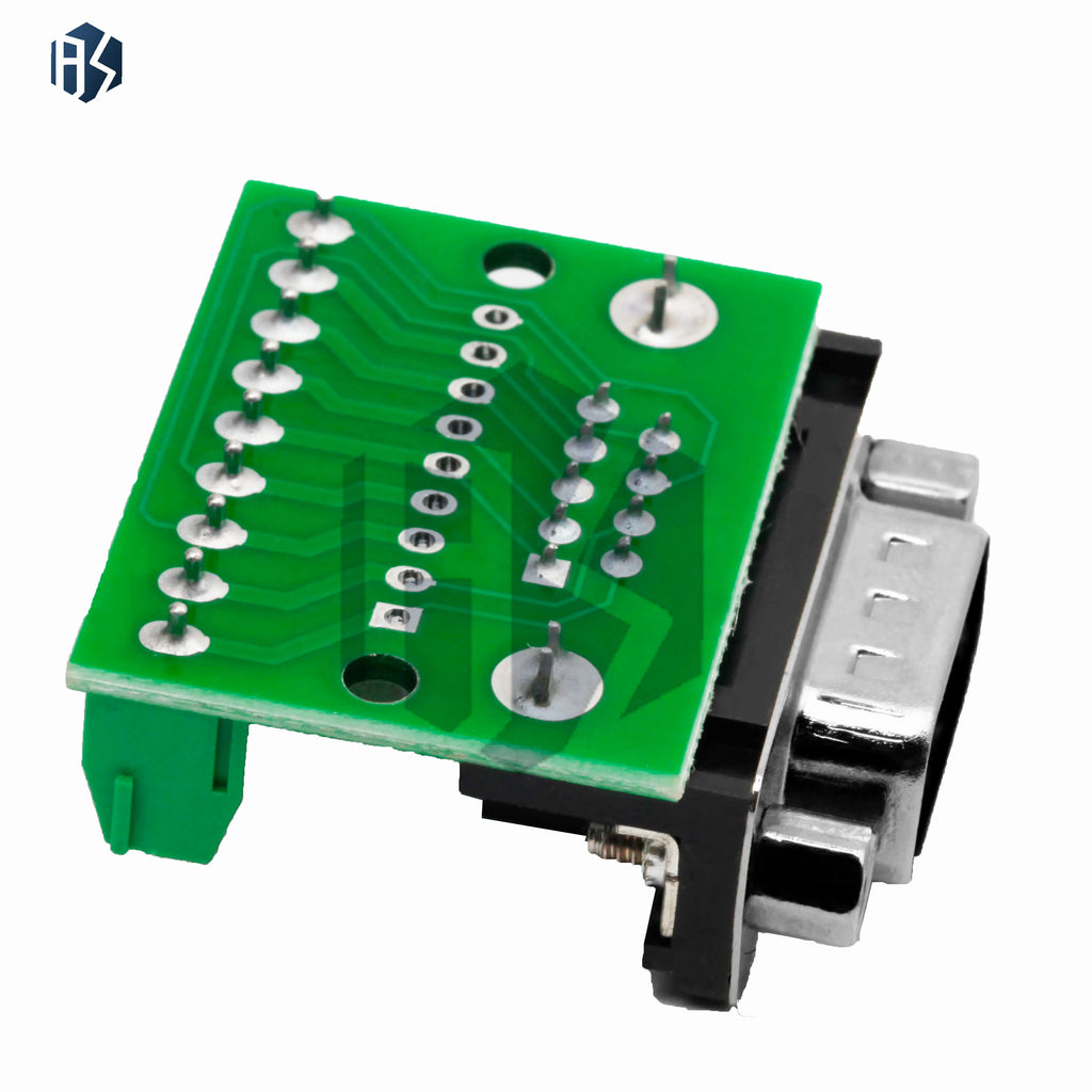 9pin Solderless Connectors DB9 RS232 Serial to Terminal Female Male Adapter Connector Breakout Board Zpaxo