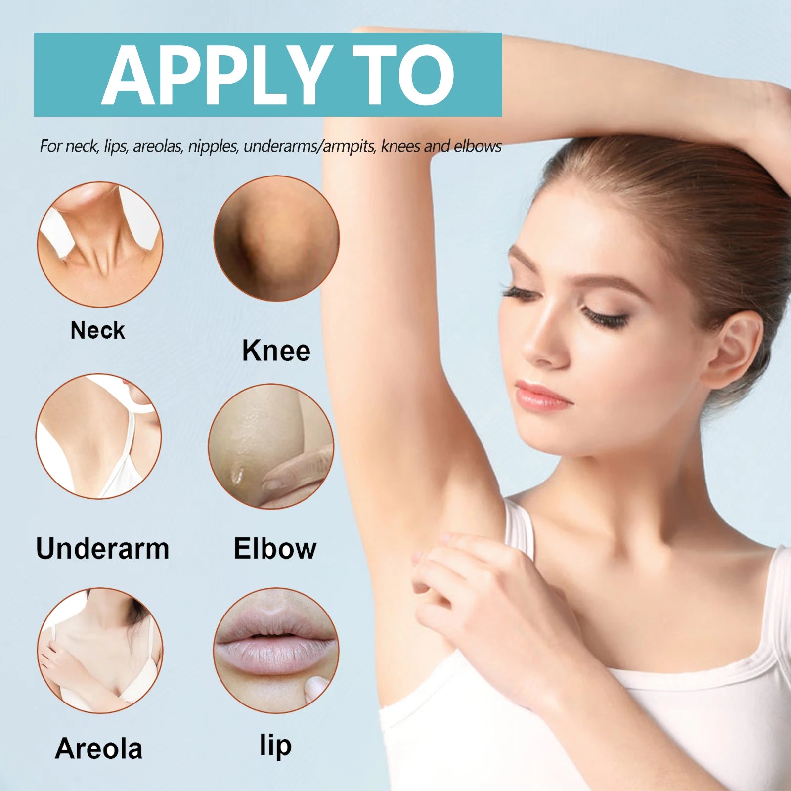EELHOE Whitening Cream – Body Brightening for Dark Skin Skin Brightening Cream Zpaxo