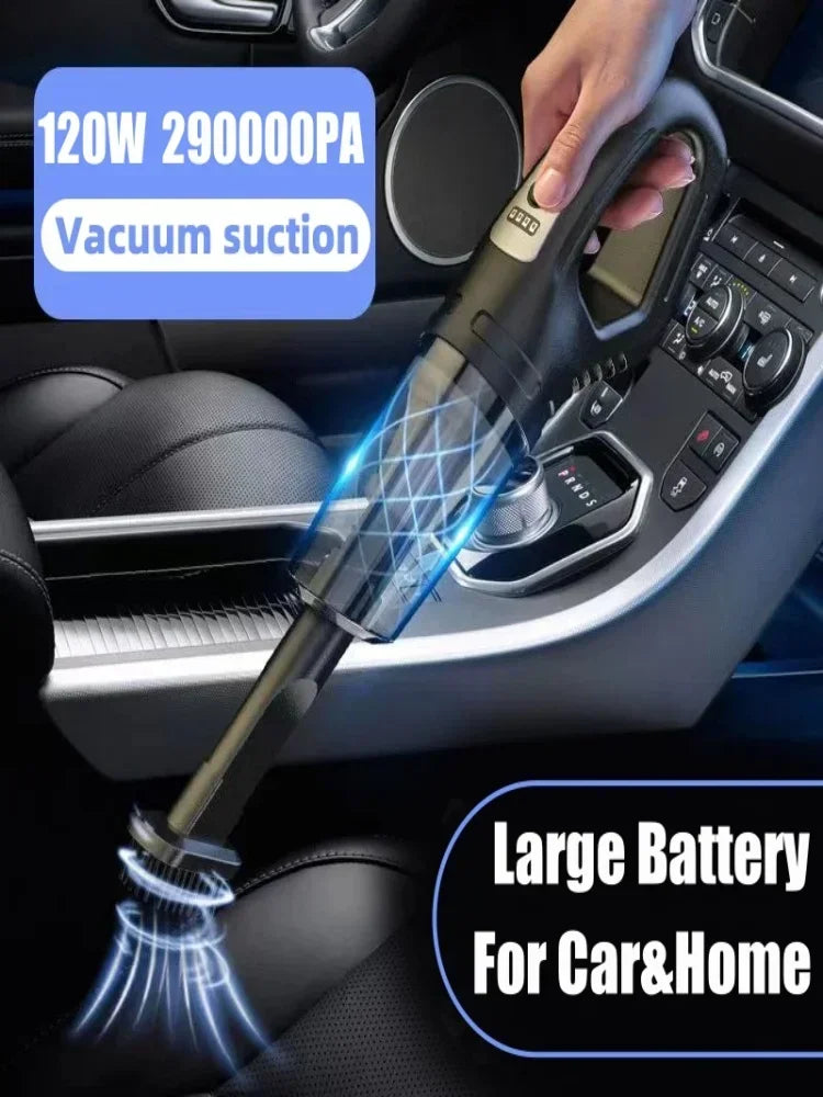 Wireless Vacuum Cleaner Powerful Suction Rechargeable Handheld Quick