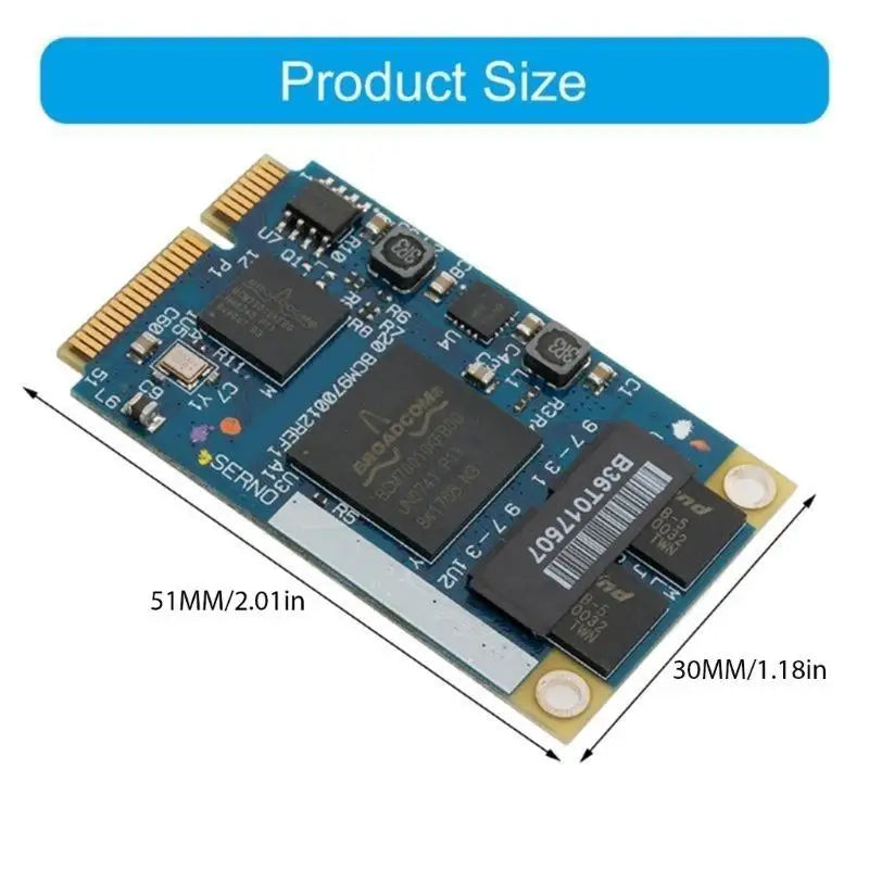 652F BCM970012 BCM70012 HD Decoder AW-VD904 Mini PCIE Card Video Zpaxo