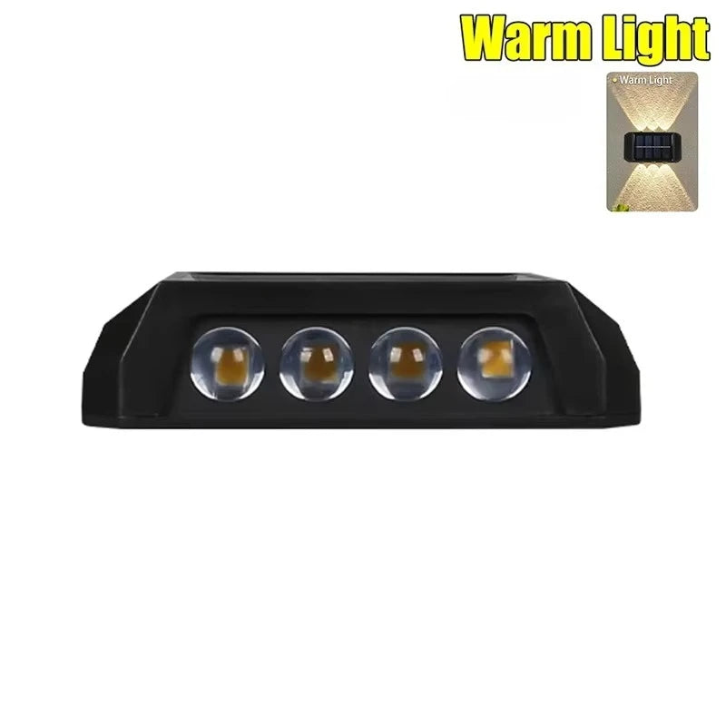 IP65 Solar LED Wall Light – Outdoor Up Down Garden Lamp