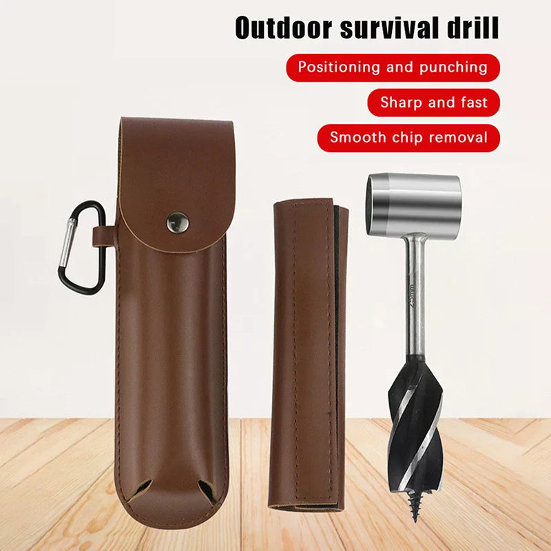 Portable Outdoor Survival Woodworking Tools Hand Auger Drill Bits Zpaxo