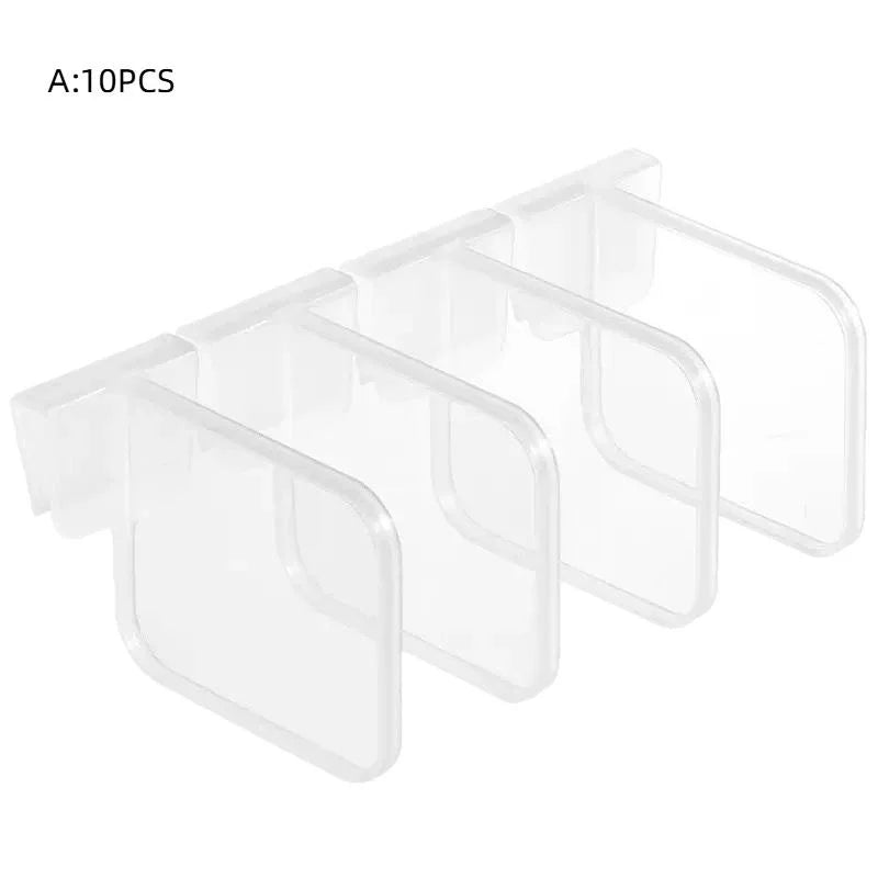 10/20PCS Refrigerator Kitchen Organizer Shelf Storage Dividers For Eggs Bottles Items Organizer Zpaxo 10PCS