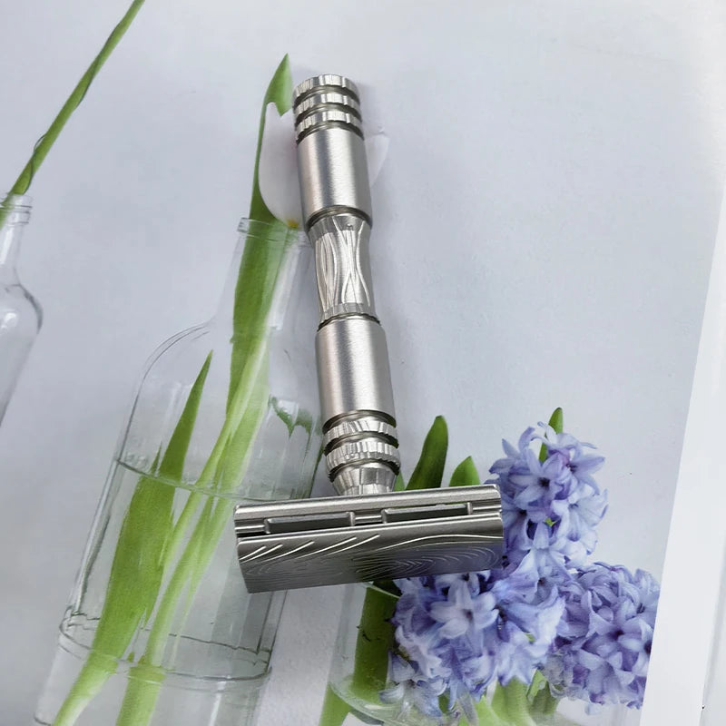 2026 New Arrival！Yaqi Ghost Safety Razor 316 Stainless Steel Smooth Shaving Comfortable Experience Designed Razor Zpaxo
