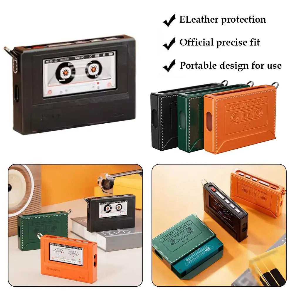 FiiO Snowsky ECHO PU Leather Protective Cover | Magnetic Case Music Player Case Zpaxo