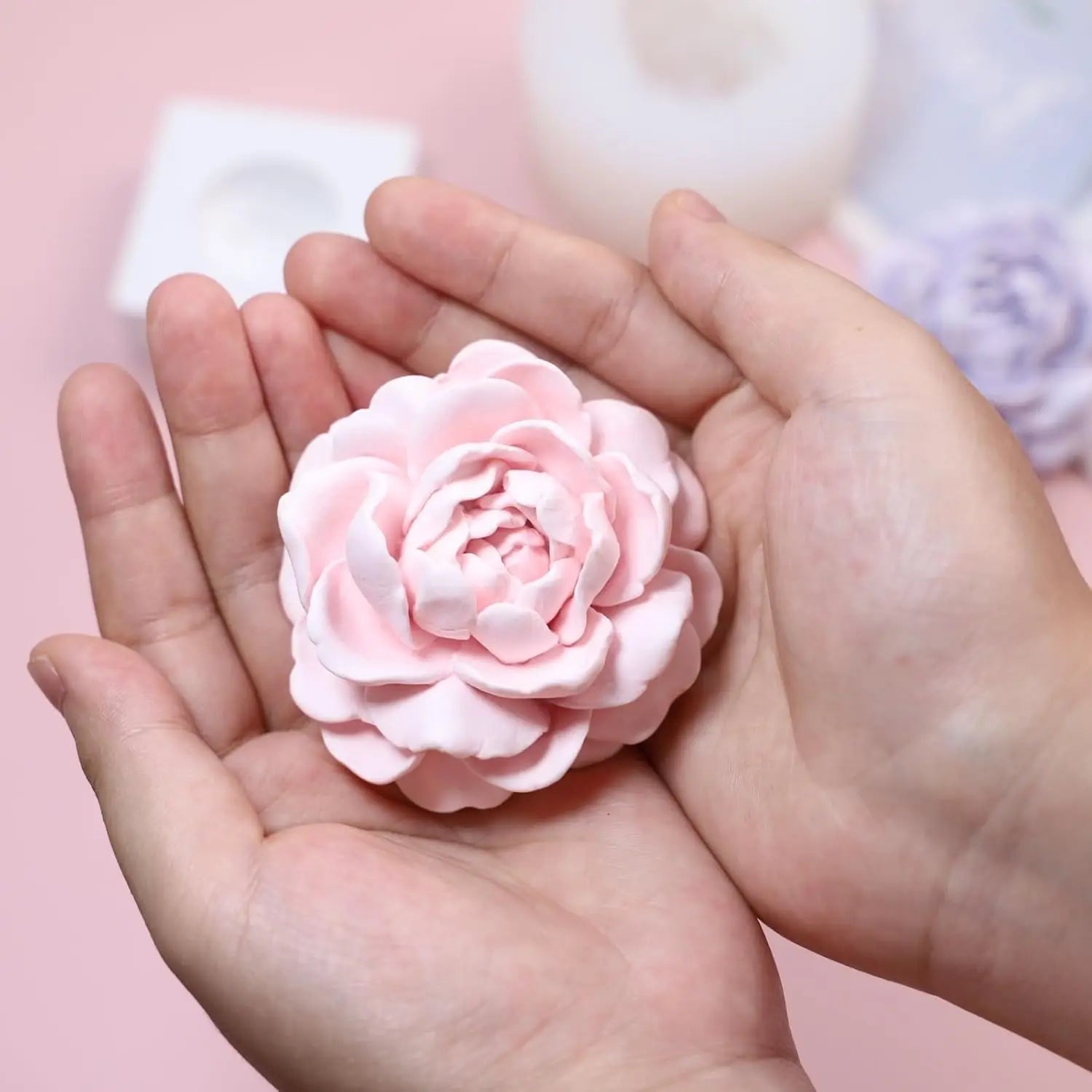 Flower Silicone Mold for Candles, Resin, Soap & Gypsum