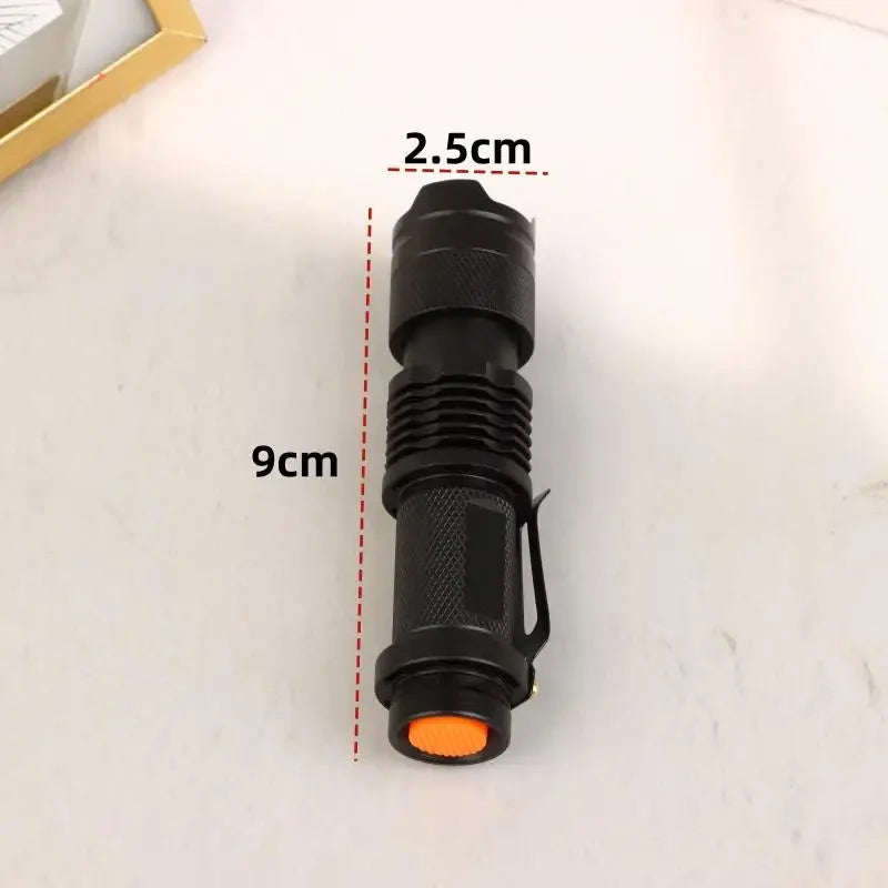 1Pcs EDC Torch Lamp Lantern LED Red Beam Light Flashlight Against Deteriorating Eyesight Powerful Tactical Hunting Flashlight Zpaxo