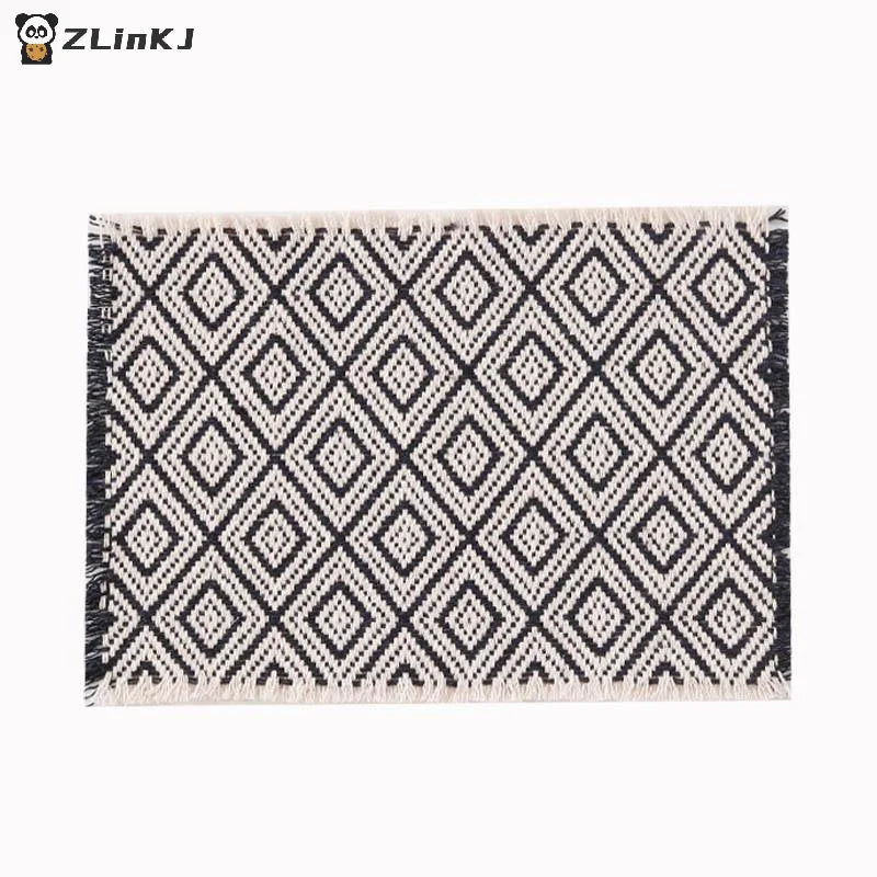 ▶1:12 Dollhouse Miniature Model Toy Carpet Blanket Furniture Home Model Decor Toy Doll House Accessories Zpaxo