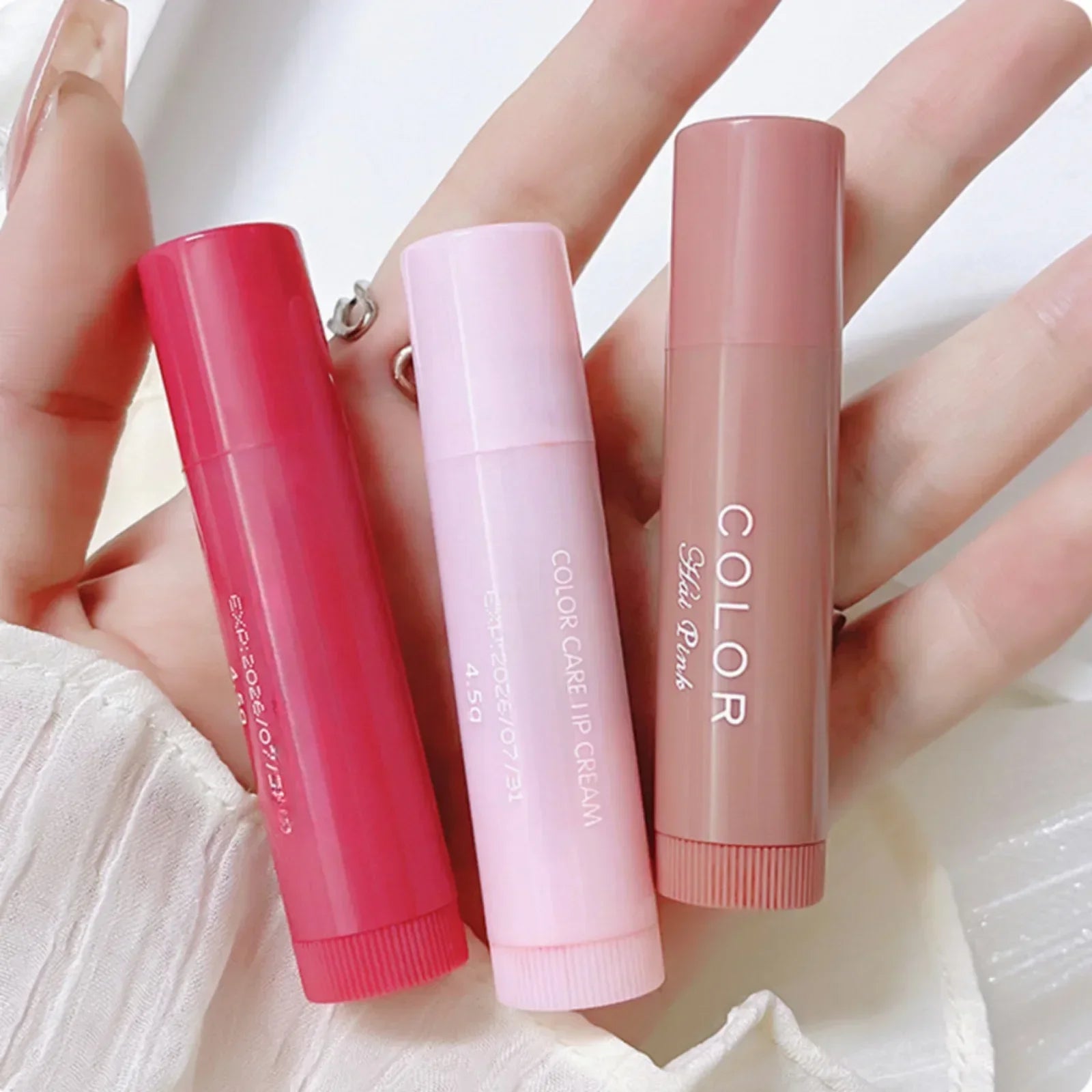 Moisturizing Lipstick Lip Balm Waterproof Nourish Non-greasy Gloss