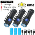 KDULIT Mini XHP50 LED Flashlight 1000LM USB Rechargeable Torch
