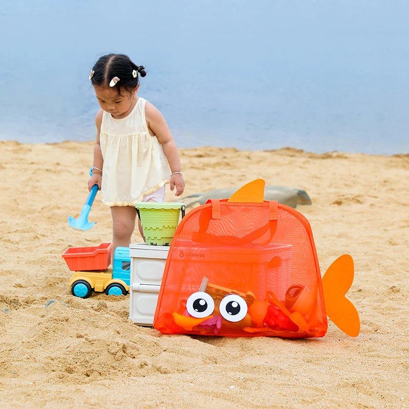 Summer Travel Beach Bag Children's Cartoon Toy Storage Swimsuit Big