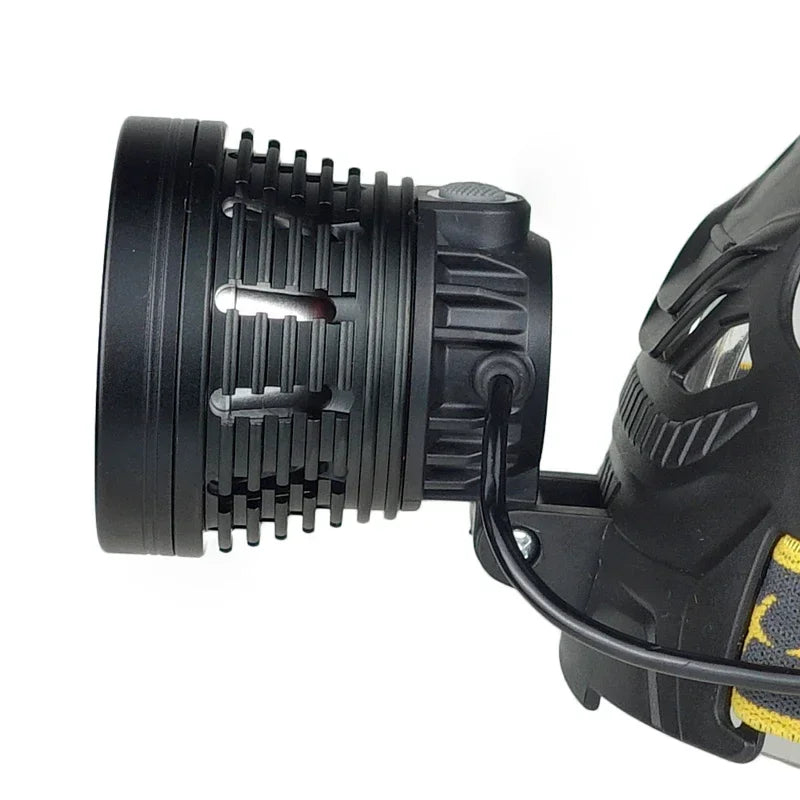 ESMARTER 30W XHP70 LED Headlamp – 3×18650 Camping Fishing