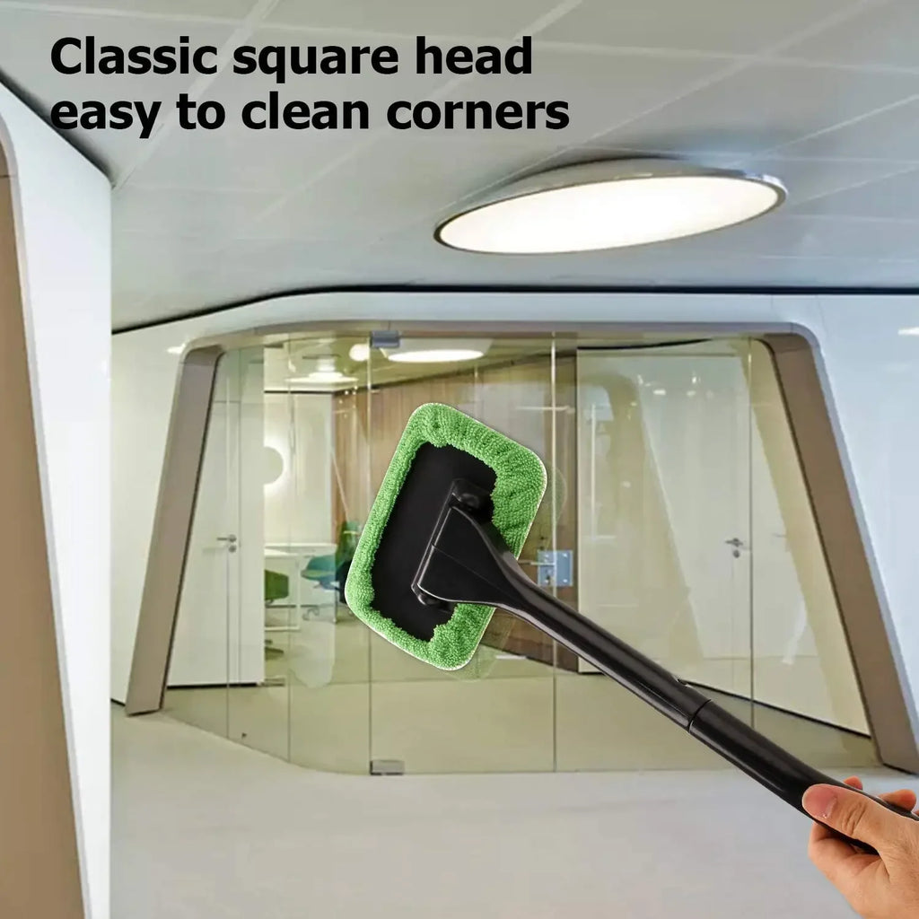 Car Window Cleaning Brush Windshield Washing Tool Long Handle Wiper