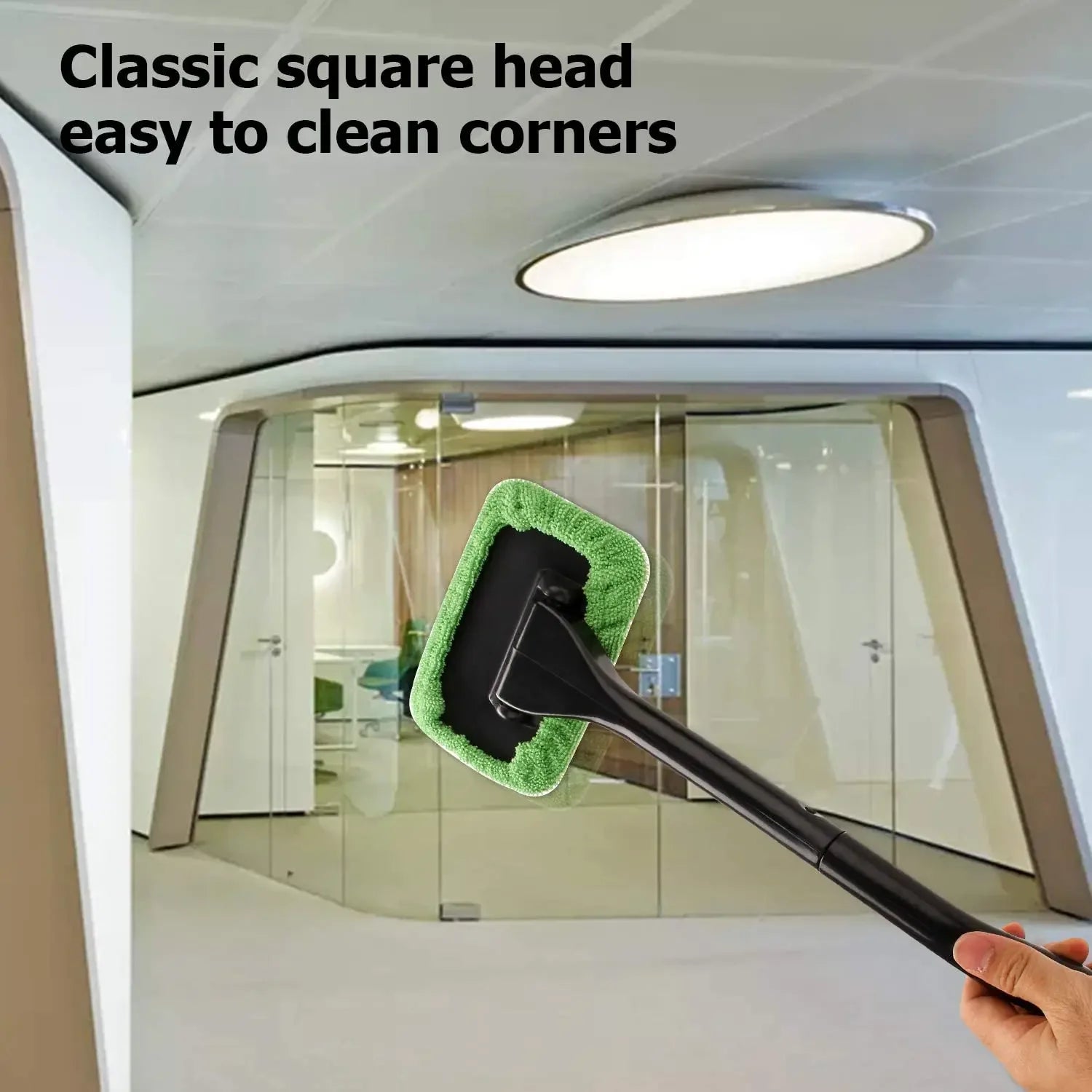 Car Window Cleaning Brush Windshield Washing Tool Long Handle Wiper