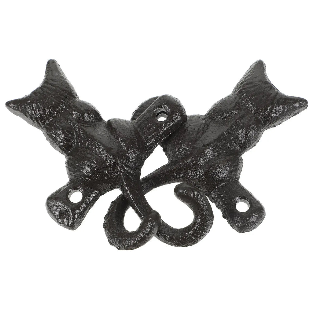 Classical Cat Wall Hooks Stylish Iron Decorative Hook Mounted Coat