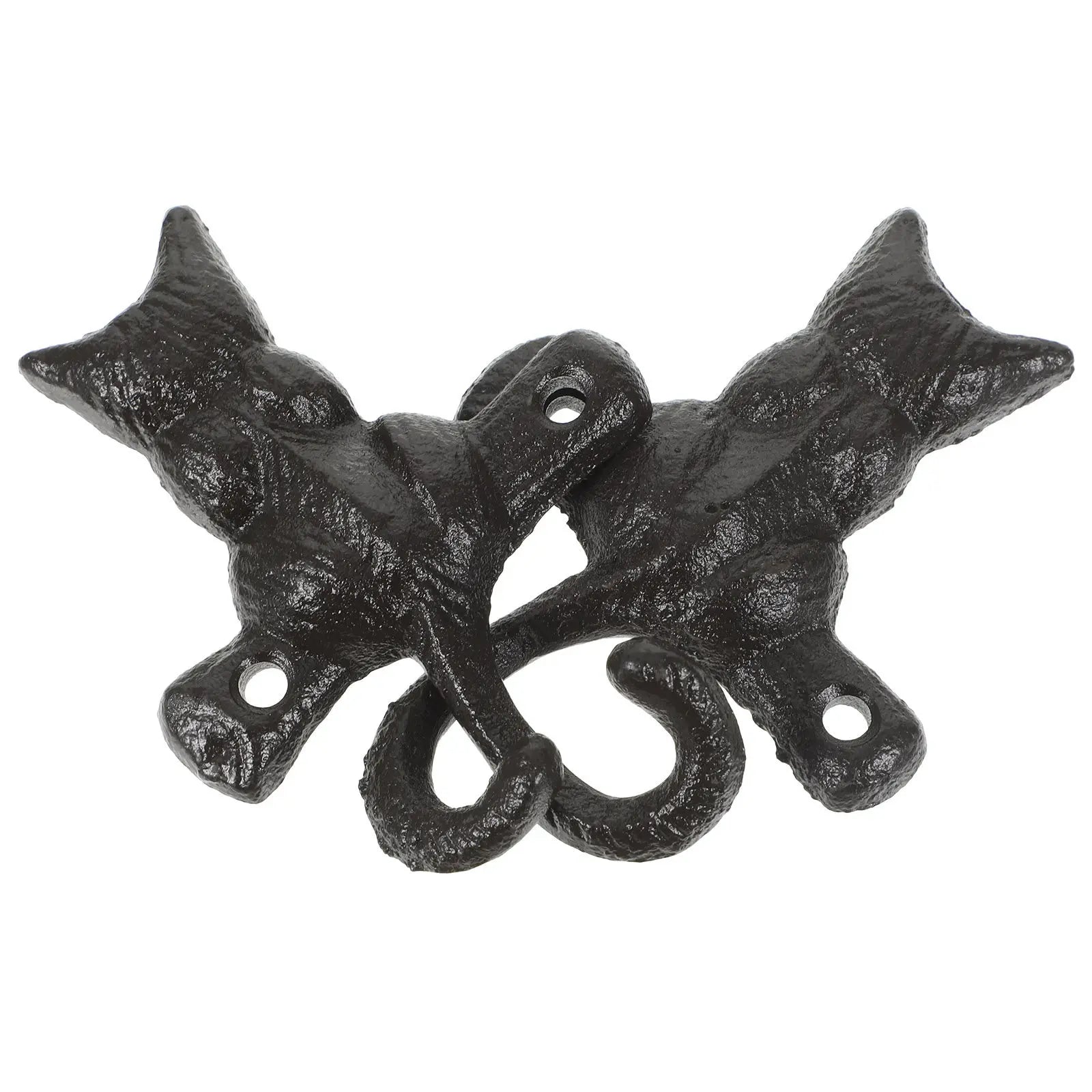 Classical Cat Wall Hooks Stylish Iron Decorative Hook Mounted Coat