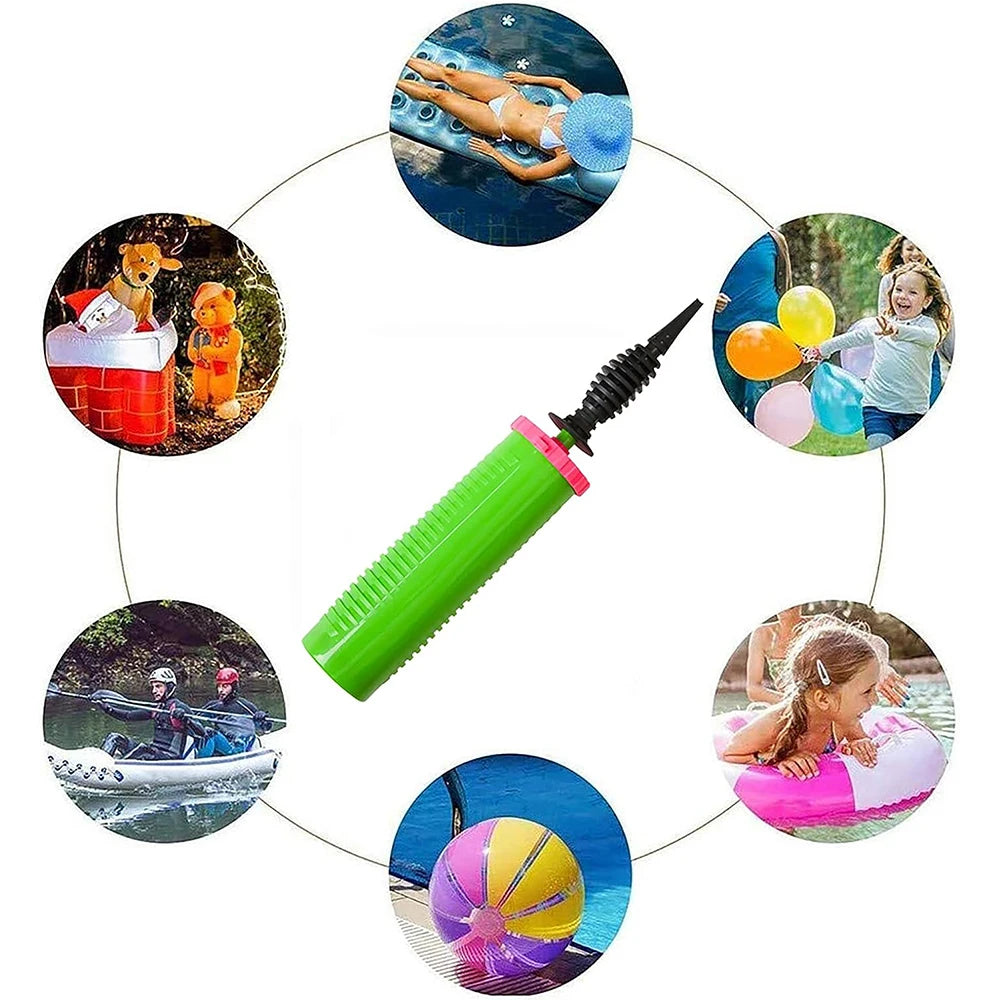 Balloon Pump Handheld Two-Way Dual Action - Hand Blower Air Pumper Balloons Ballon Inflator Pumping for Wedding Birthday Party Zpaxo