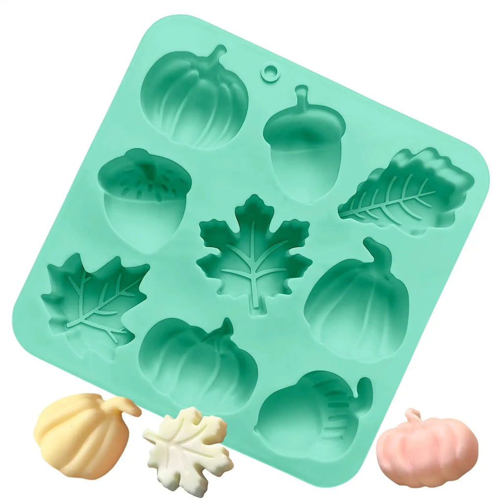 Pumpkin Silicone Mold – Autumn Baking, Resin & Candle Craft Silicone Craft Mold Zpaxo