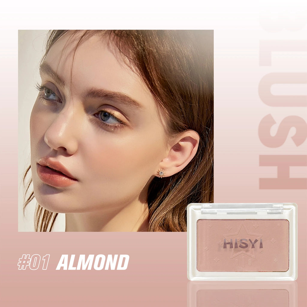 HISYI single color blush palette matte natural brightening complexion single color rouge Zpaxo