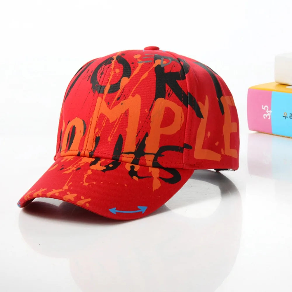 Fashion Adjustable Baseball Cap Sun Protection Breathable Children Sun Hat Hip Hop Sunshade Hats for Boys Girls Zpaxo Red