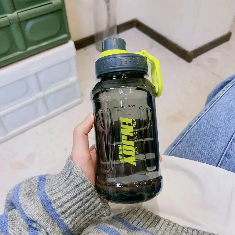 Sports Water Bottle Filter Large Capacity Leakproof Cold Drinks Ideal Zpaxo black-1000ml 600ml-1000ml