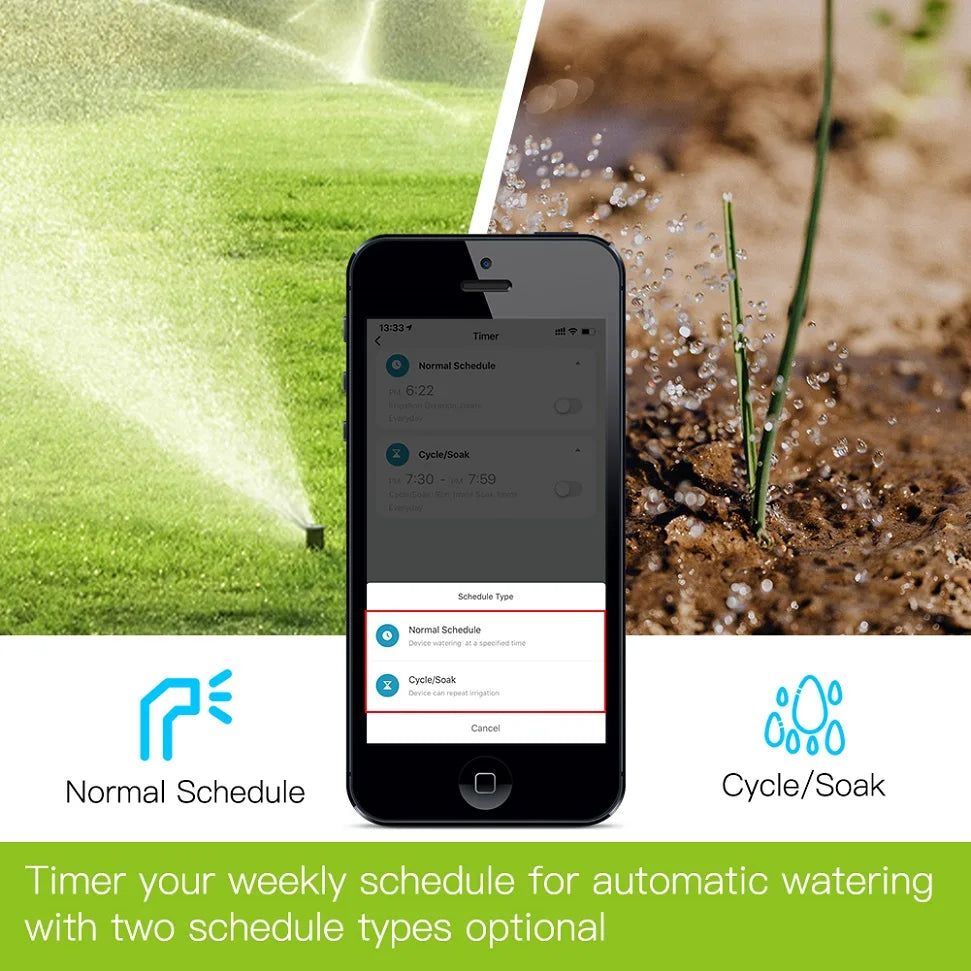 BLuetooth Valve Garden Watering System Automatic Irrigation Programmer Tuya Smart Life Home Moes Timer Sprinkler Drip Controller Zpaxo