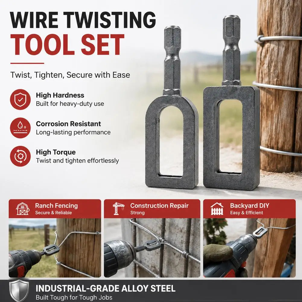 Electric Drill Wire Twisting Tool – Fast Secure Connections Drill Wire Twister Zpaxo