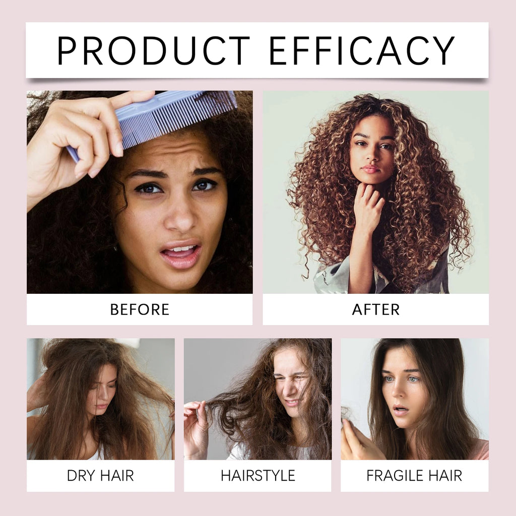 Curl Enhancing Cream for Wavy Curly Hair Moisturizing Styling Cream Volume and Bounce Leave Conditioner for Frizzy Dry Hair 50ml Zpaxo
