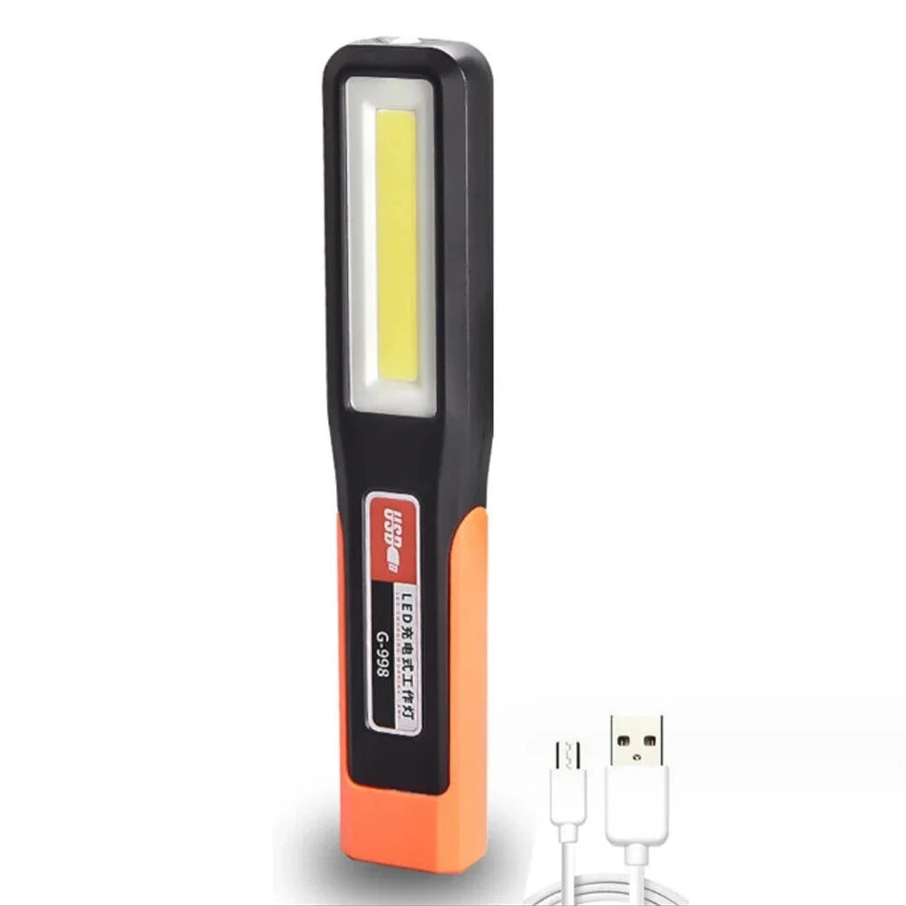 COB LED Rechargeable Work Light – Camping, Car & Emergency Lamp