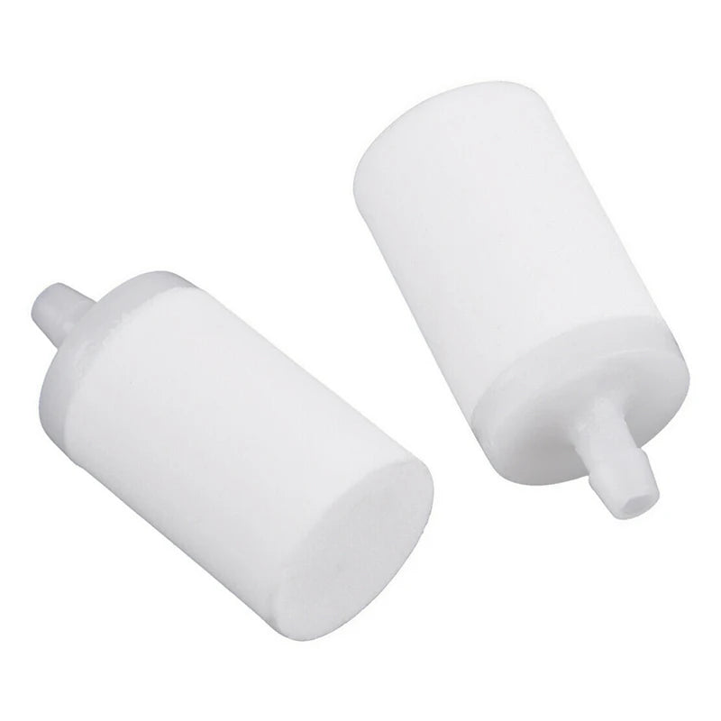 10Pcs Fuel Filter For Husqvarna Chainsaw 50 51 55 61 268 272 XP 345 350 351 353 High Quality White Solid Plastic Fuel Filters