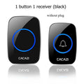 Wireless Doorbell 300m Range Waterproof Home Intelligent Door Bell Zpaxo 1 button 1 receiver