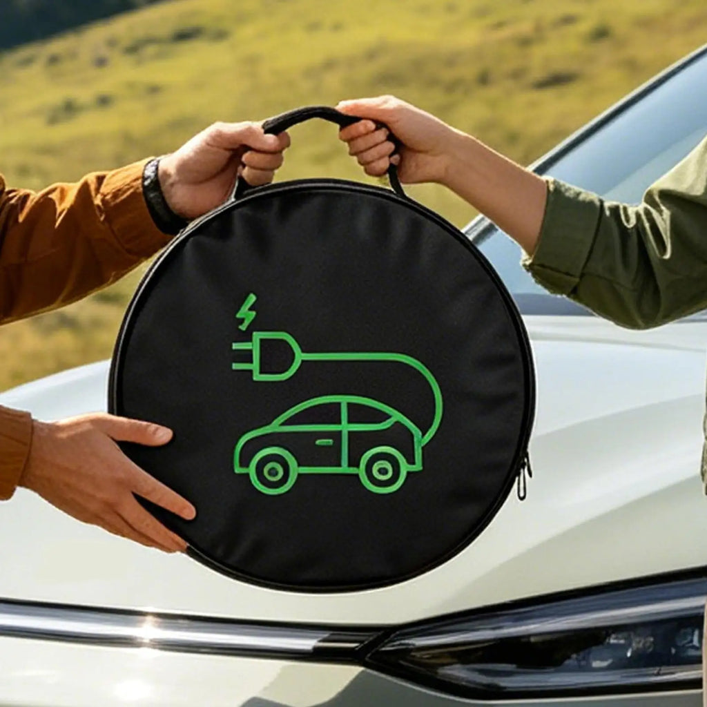 EV Charging Cable Storage Bag – Waterproof Oxford Organizer EV Cable Organizer Bag Zpaxo