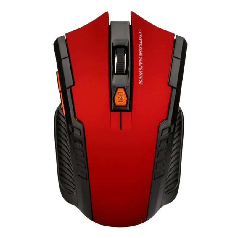 113 Wireless Mouse Home Office Gaming Ergonomic Design Computer Mice Zpaxo red