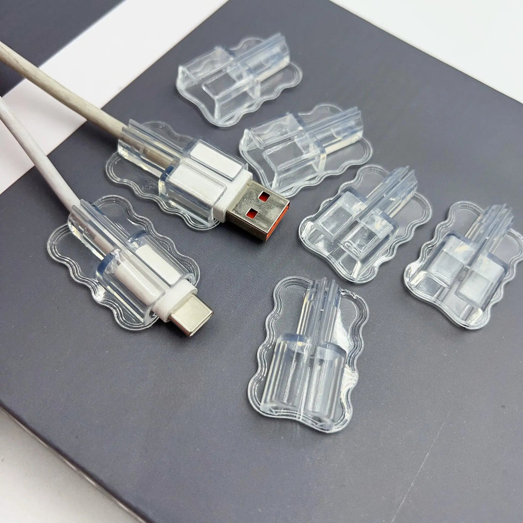Cables Cover Anti-break Transparent Protective Phones-device Charging