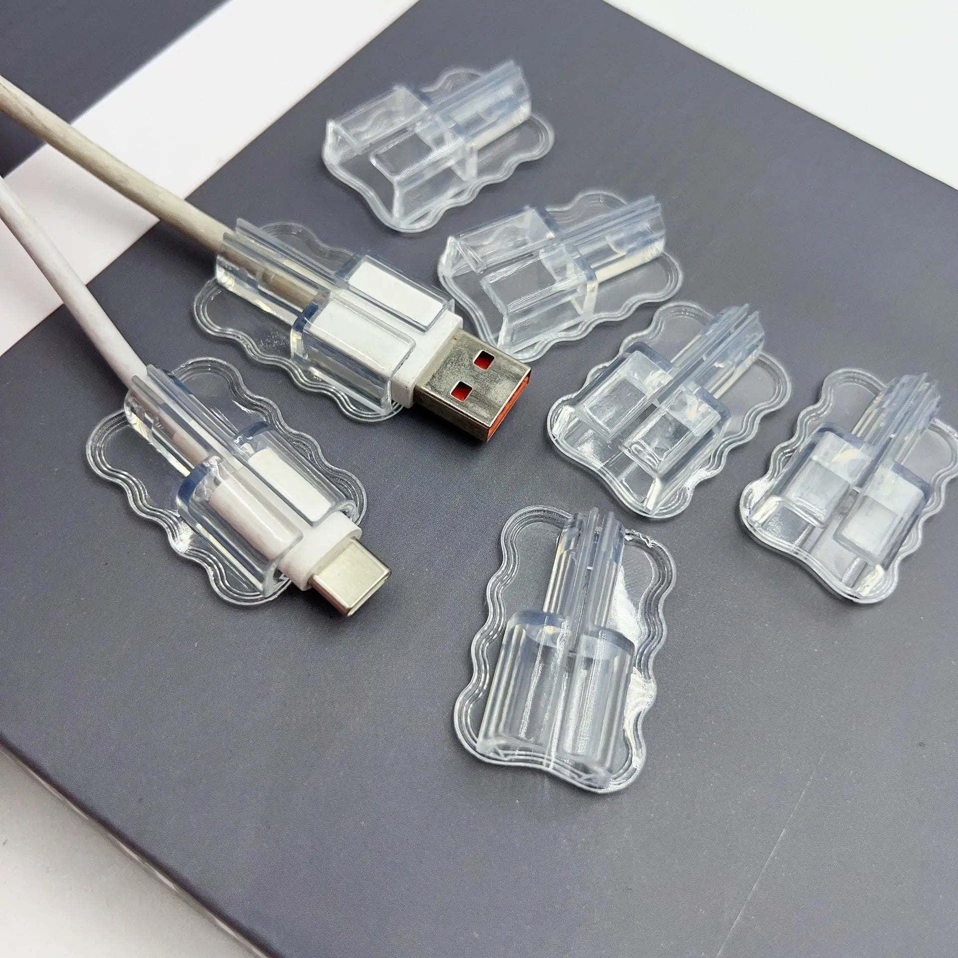 Cables Cover Anti-break Transparent Protective Phones-device Charging