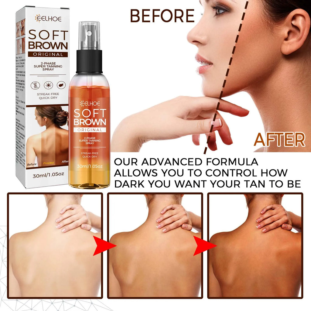 Eelhoe Self Tanning Spray – Natural Bronze Glow, 30ml Self Tanning Spray Zpaxo