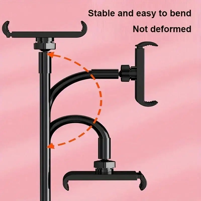 Tablet Holder Stand Grip Flexible Long Arm Gooseneck Lazy Bracket Bed