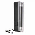 2-in-1 Mini Money Detector with UV Light Flashlight Counterfeit Cash Currency Banknote Bill Checker Tester for USD EURO POUND Zpaxo black
